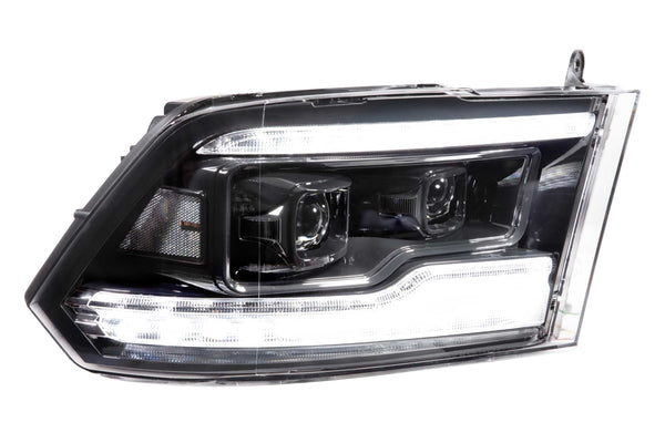 XB LED Heads: Dodge Ram (09-18) (Set / Black) – RetroShopLLC