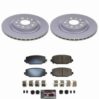 Power Stop 22-25 Jeep Grand Cherokee Rear Z23 Coated Brake Kit