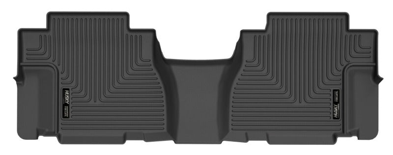 Husky Liners 08-22 Toyota Sequoia (w/o 2nd Seat Console) WeatherBeater 2nd Row Floor Liner - Black