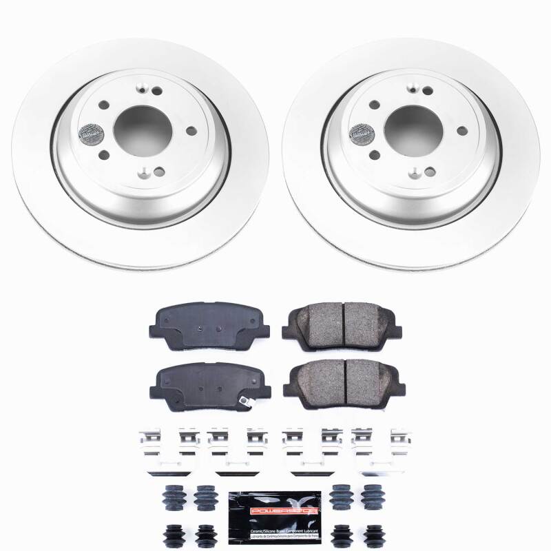 Power Stop 11-16 Hyundai Equus Rear Z23 Coated Brake Kit