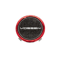 Vossen Classic Carbon Billet Sport Cap 2.0 - Small (VHF) - Transparent Red - Forged (Gloss)