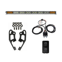 Cali Raised Sherpa Roof Rack Dual Funct. Light Bar & Mount Brckt Kit w/ Wire Harness & Tall Switch