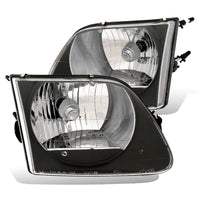 Raxiom 97-03 Ford F-150 G2 Euro Headlights- Black Housing- Clear Lens
