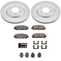Power Stop 08-10 Infiniti QX56 Front Z36 Coated Truck & Tow Brake Kit