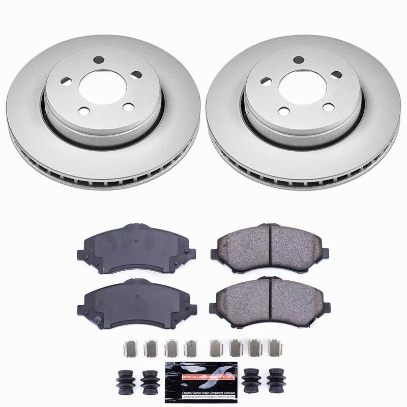 Power Stop 07-11 Dodge Nitro Front Z23 Coated Brake Kit