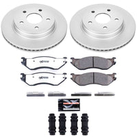 Power Stop 04-06 Dodge Durango Front Z36 Coated Truck & Tow Brake Kit