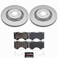 Power Stop 16-21 Lexus LX570 Front Z23 Coated Brake Kit