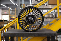 Vossen x Urban Forged - 22x10.5 - ET1 - 5x112 - 66.56 - OEM FL. CAP GB - GLOSS BLACK - GHOST 2 REAR