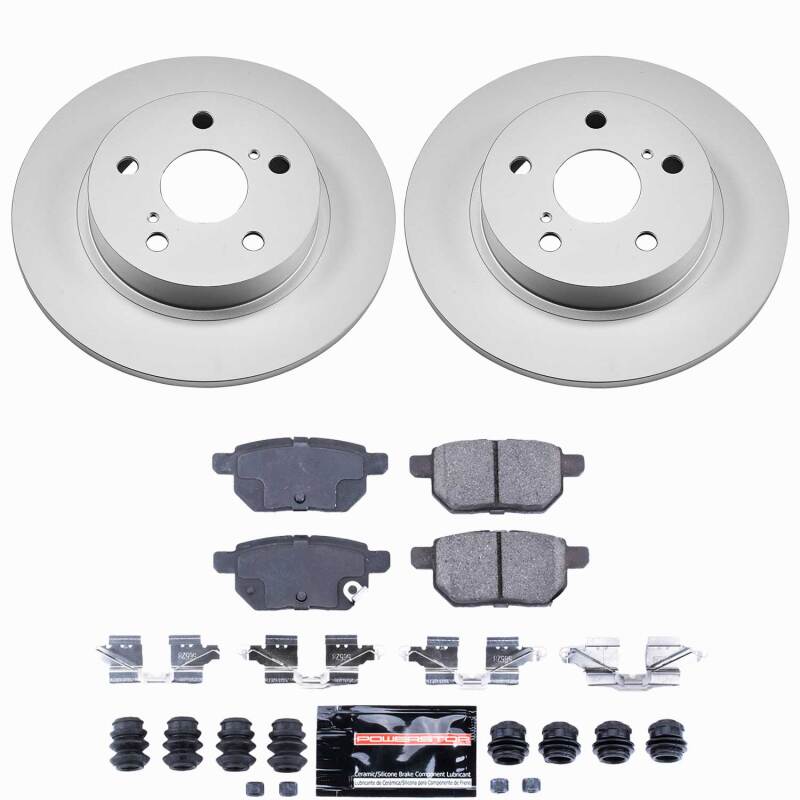Power Stop 11-16 Scion tC Rear Z23 Coated Brake Kit