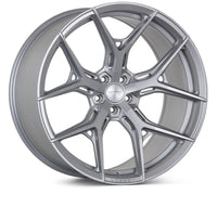 Vossen HF5 20X10 - 5X120 - ET23 - DEEP - 67.00 - SSV - Satin Silver Wheel