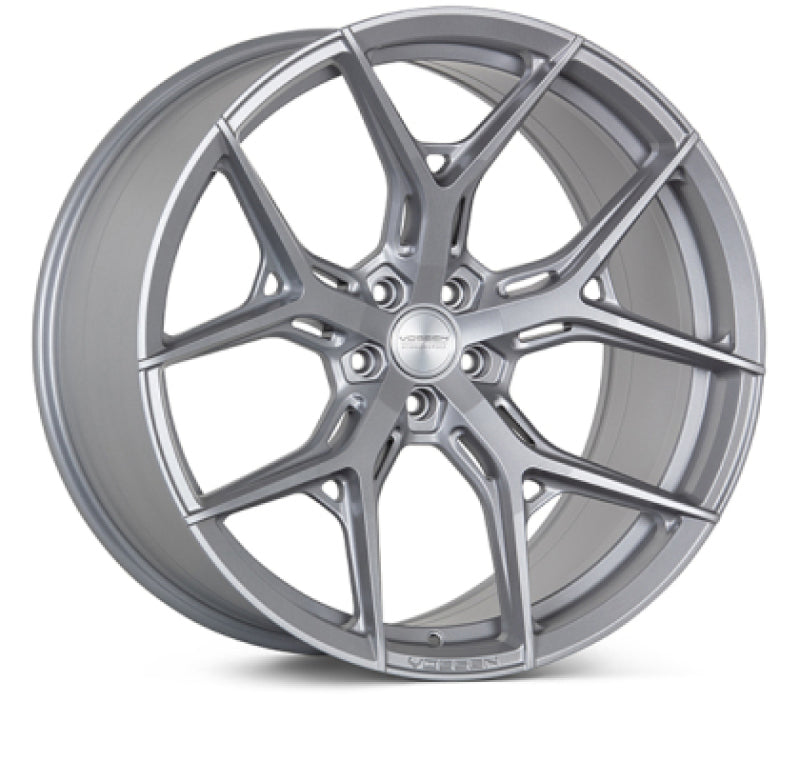 Vossen HF5 21X13 - 5X120 - ET15 - SUPER DEEP - 67.00 - SSV - Satin Silver Wheel