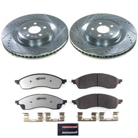 Power Stop 21-24 Ford Edge Front Z36 Truck & Tow Brake Kit