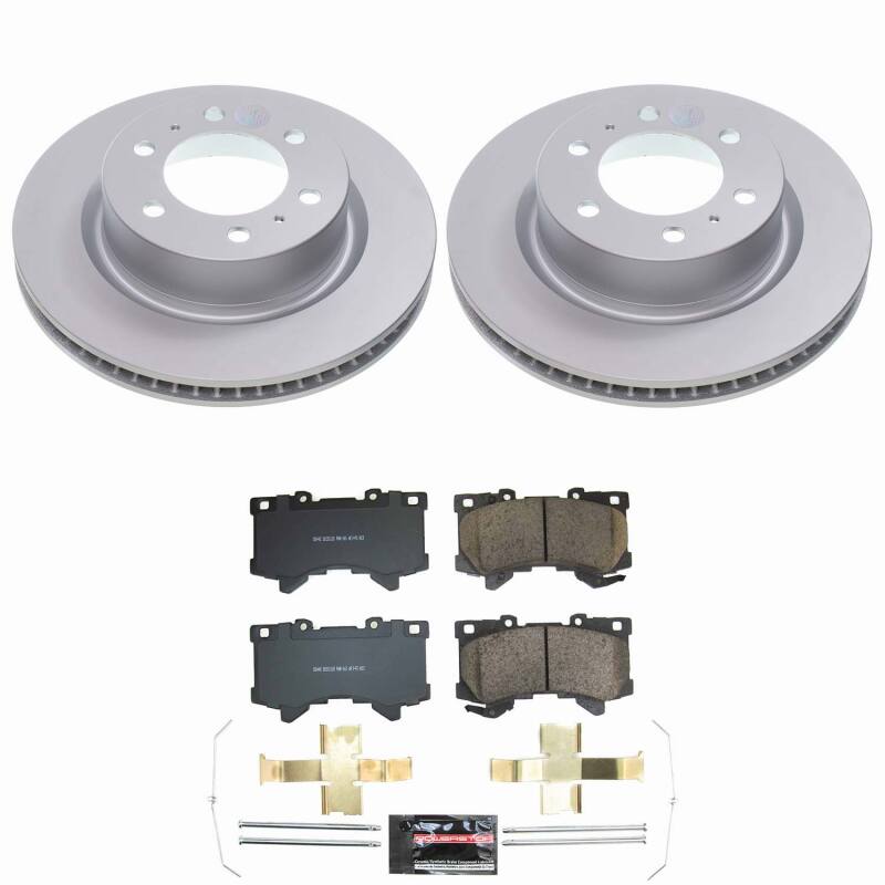 Power Stop 24-25 Toyota Tacoma Front Z23 Coated Brake Kit