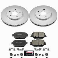 Power Stop 14-15 Lexus IS250 Front Z23 Coated Brake Kit