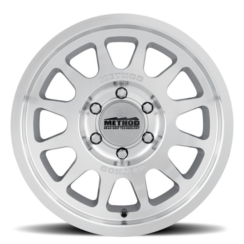 Method MR703 Bead Grip 18x9 12mm Offset 6x5.5 106.25mm CB - Machined Clear Coat