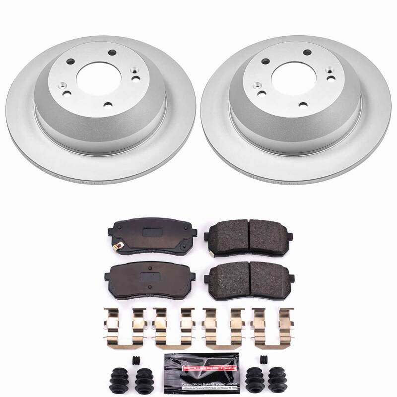 Power Stop 15-21 Kia Sedona Rear Z23 Coated Brake Kit