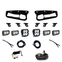Baja Designs 21-25 Ford Bronco Squadron 2.0 Pro (Spot) / S2 Sport D/C W/C FPK Steel Bmpr w/UP -Clear