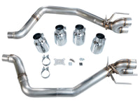 AWE Tuning 09-13 Chevrolet Corvette 6.2L Track Edition Axle-Back Exhaust w/ Chrome Silver Tips