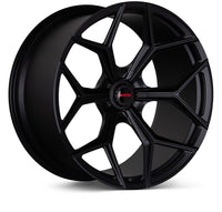 Vossen x Novitec NL4-5L 20x9in - 5x112 BP - ET24 - Satin Black Lamborghini Aventador Front Wheel