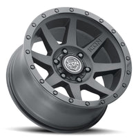ICON Rebound 18x9 / 5x5in / -12mm / 4.5in BS Double Black Wheel