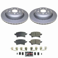 Power Stop 20-25 Jeep Gladiator Rear Z23 Coated Brake Kit