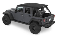 Bestop 07-18 Jeep Wrangler JK 4-Door Jeep Trektop Glide (Premium Black Twill)