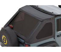 Bestop 07-18 Jeep Wrangler JK 4-Door Window Set (Black Diamond)