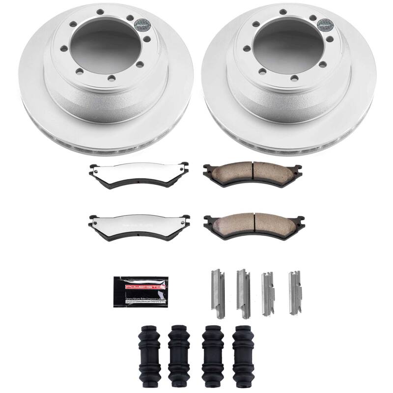 Power Stop 03-05 Ford E-350 Club Wagon Rear Z36 Coated Truck & Tow Brake Kit