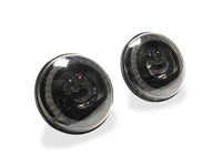 Raxiom 07-18 Jeep Wrangler JK 7-Inch V2 Dragon Eye LED Headlights- Black Housing- Clear Lens