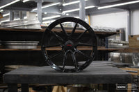 Vossen x Novitec NF10 21x9.5in - 5x114.3 BP - ET38 - Gloss Black Ferrari 296 Front Wheel