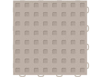 WeatherTech TechFloor 12in x 12in Solid Floor Tile w/ Raised Squares - Tan