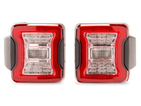 Raxiom 07-18 Jeep Wrangler JK LED Tail Lights- Clear Housing- Clear Lens