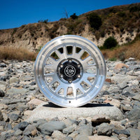 ICON Anza 17x8.5 / 6x5.5 / 0mm / 4.75in BS Silver Machined Wheel