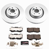 Power Stop 15-20 Ford Mustang Front Z23 Coated Brake Kit