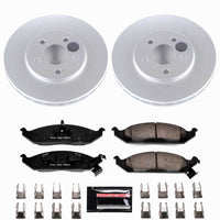 Power Stop 95-00 Chrysler Cirrus Front Z23 Coated Brake Kit