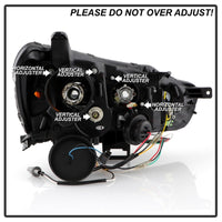 Spyder 08-17 Mitsubishi Lancer EVO 10 Projector Headlights - Black (PRO-YD-ML08V2SI-SEQ-BK)