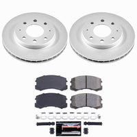 Power Stop 02-07 Mitsubishi Lancer Front Z23 Coated Brake Kit