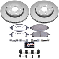 Power Stop 06-10 Jeep Commander Front Z36 Coated Truck & Tow Brake Kit