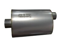 Kooks 2.5in. Oval Center/Offset Muffler 12in. Long Body Stainless Steel