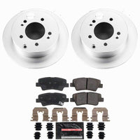 Power Stop 10-13 Kia Soul Rear Z23 Coated Brake Kit