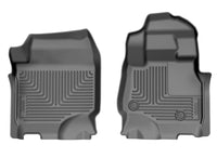 Husky Liners 15-24 Ford F-150 SuperCrew WeatherBeater Front Floor Liner - Black