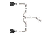 aFe 22-24 Kia Forte GT 1.6L 3in-2.5in 304 Stainless Steel Axle-Back Exhaust w/ Carbon Fiber Tips