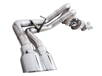 AWE Tuning 16-22 Toyota Tacoma 0FG Cat-Back Exhaust w/ BashGuard - Dual Chrome Silver Tips