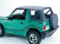 Bestop 89-94 Tracker/Sidekick Replace A-Top (Black Denim Clear Windows No Door Skins Included)