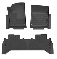 Husky Liners 2022 Rivian R1T WeatherBeater Front & 2nd Seat Floor Liner - Blk