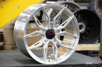 Vossen x Novitec NF11 21x9.5in - 5x114.3 BP - ET33 - Brushed Gloss Clear Ferrari F12 Front Wheel