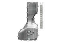 aFe GM Diesel Trucks 17-19 V8-6.6L L5P POWER Street Series Engine Oil Pan Raw w/ Machined Fins