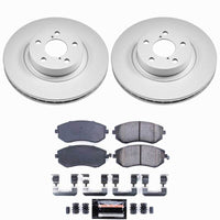 Power Stop 05-06 Saab 9-2X Front Z23 Coated Brake Kit