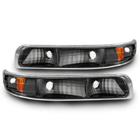 Raxiom 99-01 Chevrolet Silverado 1500 Axial Series Euro Turn Signal and Parking Lights- Black