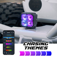 XKGlow XKmax RGBW Addressable Cube Light - Fog Beam